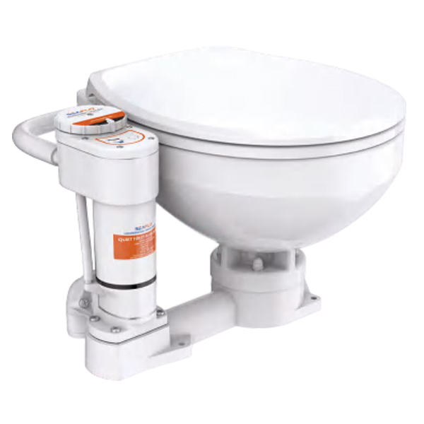 Electric Marine Toilet Conversion Kit with Macerator & Self-Priming Pump